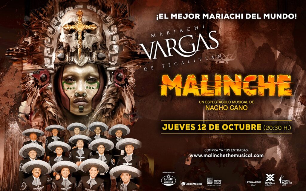 Presentación del Mariachi Vargas de Tecalitlán en Malinche el 12 de octubre.